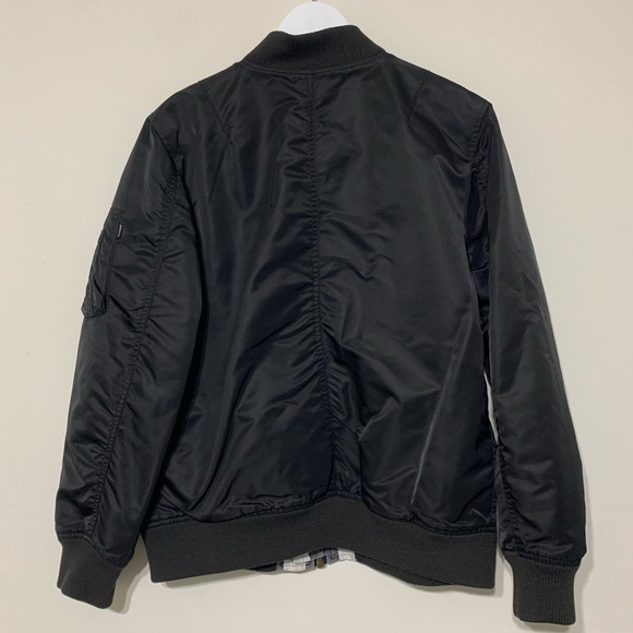 🔥 Supreme Bomber Jacket Reversible Checkered Black Medium - Picture 4 of 6